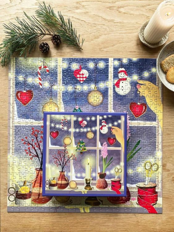 ViSSEVASSE christmas window - puzzle 500 pcs (Multi) - Panache (Koksijde)