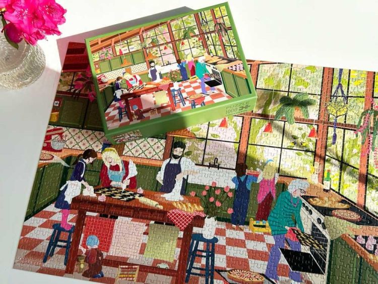 ViSSEVASSE cosy kitchen - puzzle 1000 pcs () - Panache (Koksijde)