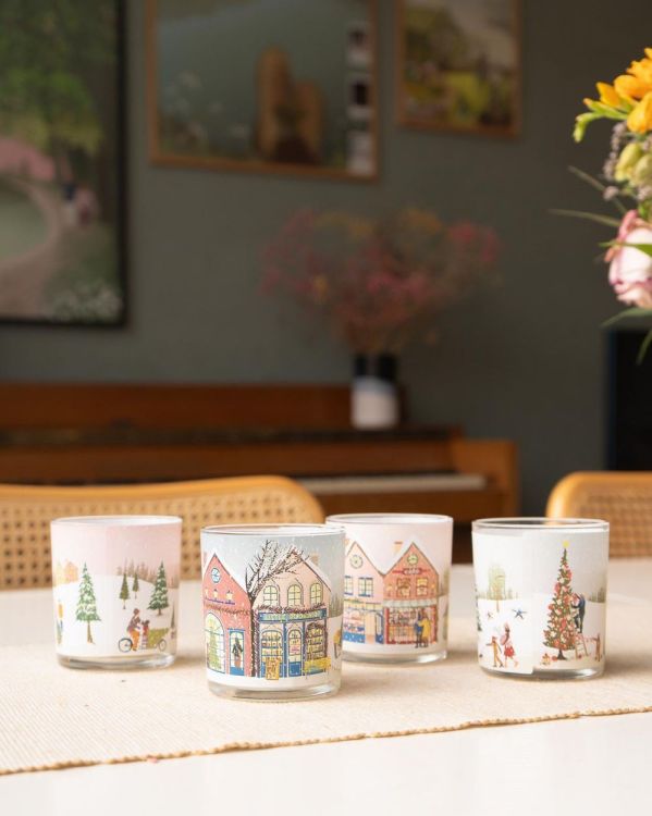 ViSSEVASSE Bougie Christmas Town (Multi) - Panache (Koksijde)