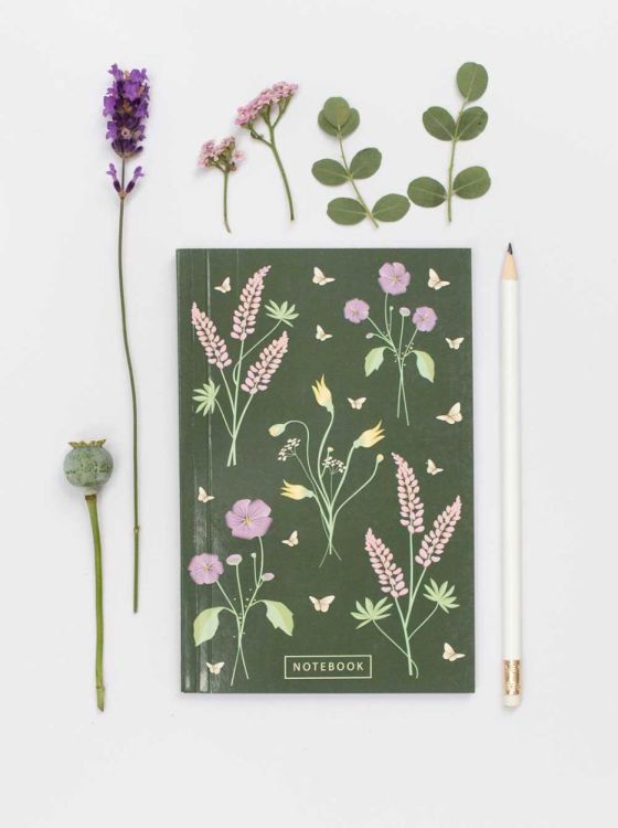 ViSSEVASSE lilly - notebook 12x18 (Green) - Panache (Koksijde)