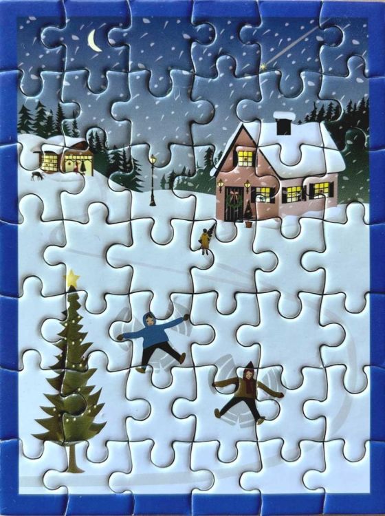 ViSSEVASSE snow angels mini puzzle () - Panache (Koksijde)