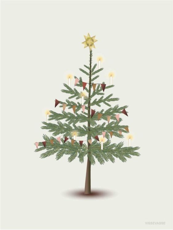 ViSSEVASSE the christmas tree - greeting card () - Panache (Koksijde)