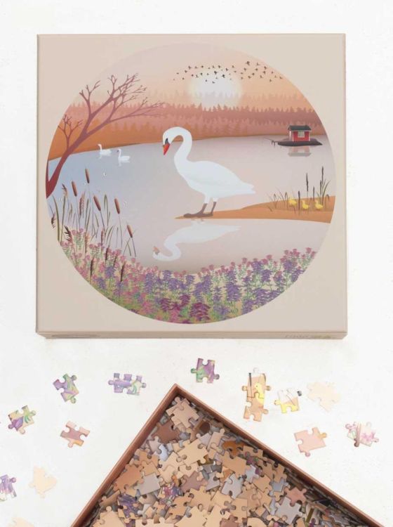 ViSSEVASSE the swan - puzzle 1000 pcs () - Panache (Koksijde)