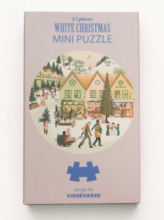 ViSSEVASSE white christmas mini puzzle () - Panache (Koksijde)