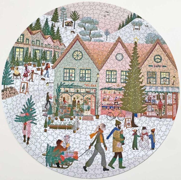 ViSSEVASSE white christmas - puzzle 1000 pcs () - Panache (Koksijde)