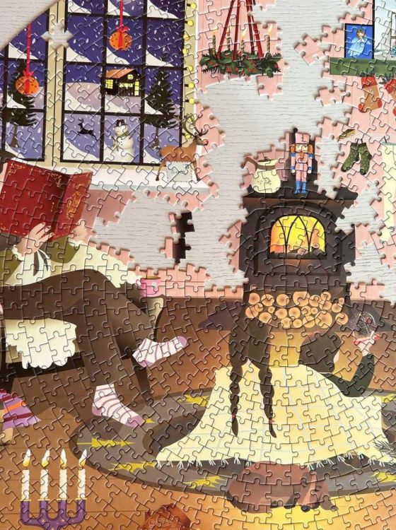 ViSSEVASSE wonderful christmastime - round puzzle 1000 pcs () - Panache (Koksijde)