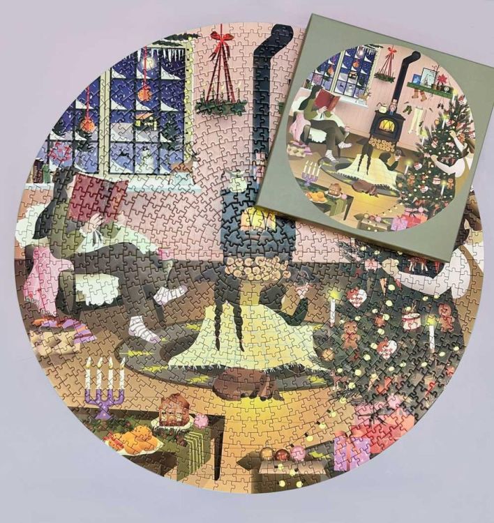 ViSSEVASSE wonderful christmastime - round puzzle 1000 pcs () - Panache (Koksijde)