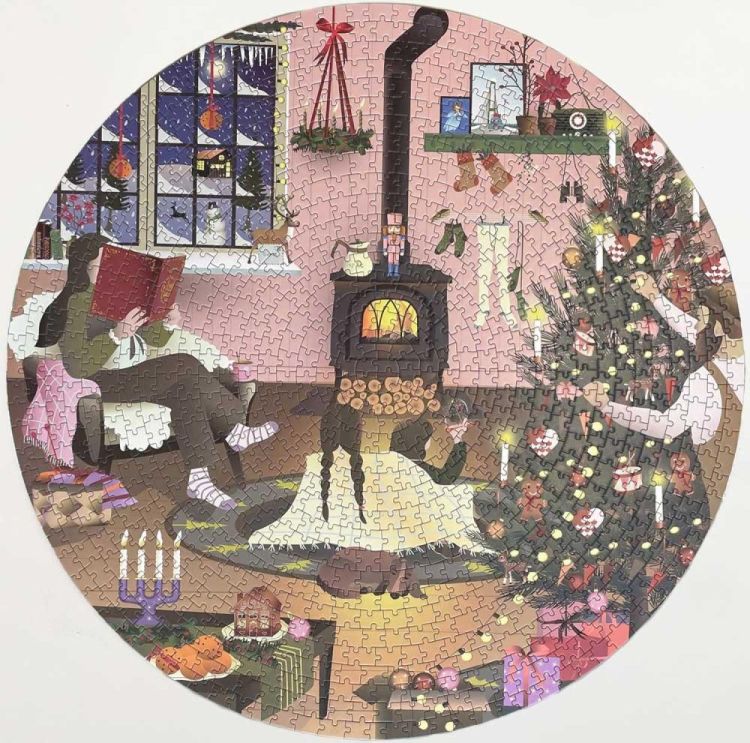 ViSSEVASSE wonderful christmastime - round puzzle 1000 pcs () - Panache (Koksijde)
