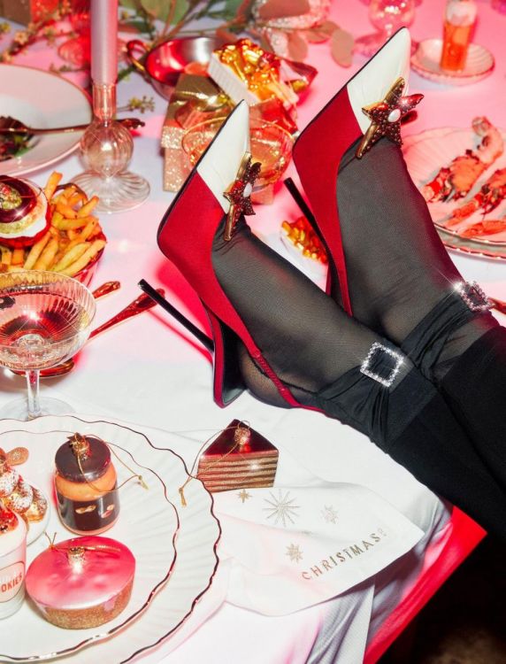 Vondels Bakje Frieten H4cm kerstbal glas (Multi) - Panache (Koksijde)