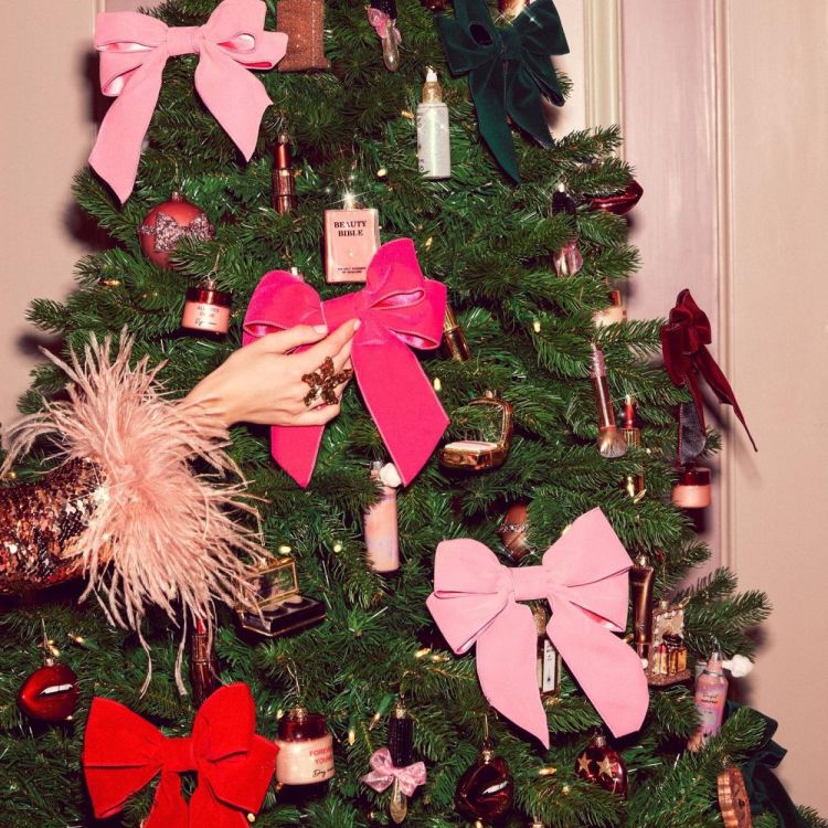 Vondels Set 2 Velvet Bows met clip 20cm (Rood) - Panache (Koksijde)