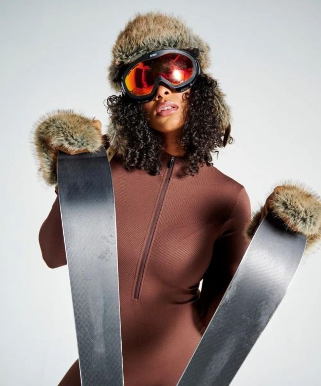 Waro by Plaids Cocooning Handschoenen Fausse Fourrure - contrasté (Marron) - Panache (Koksijde)