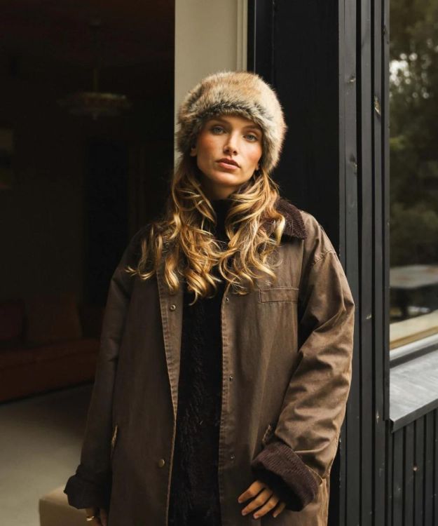 Waro by Plaids Cocooning Headband Fausse Fourrure - marron contrasté (Marron) - Panache (Koksijde)