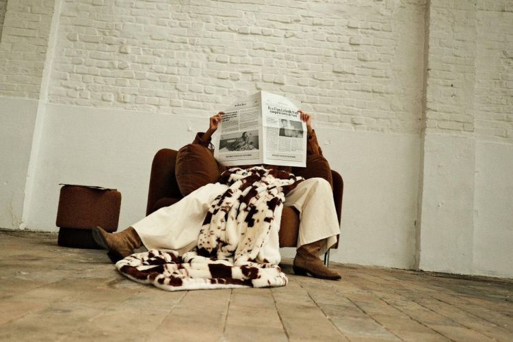Waro by Plaids Cocooning Plaid Cocooning cow 150x200cm (Cow) - Panache (Koksijde)