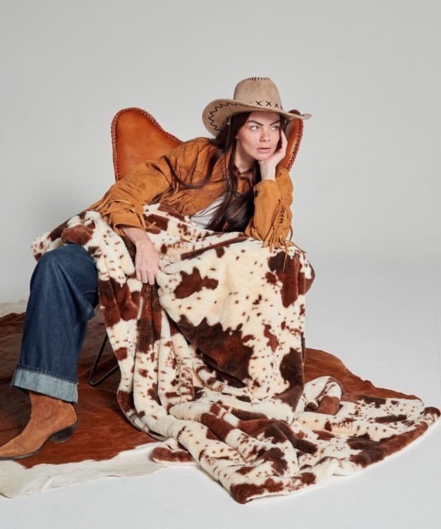 Waro by Plaids Cocooning Plaid Cocooning cow 150x200cm (Cow) - Panache (Koksijde)