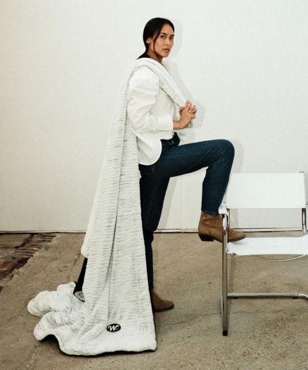 Waro by Plaids Cocooning Plaid Nougatine 150x200cm (Nougatine) - Panache (Koksijde)