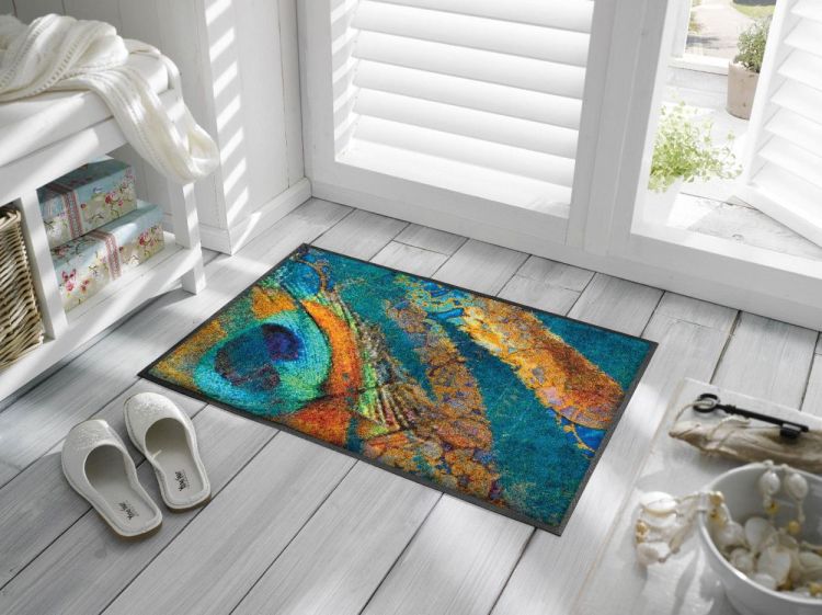 Wash + Dry Floor Fashion Exotic Pavo 50x75cm (Multi) - Panache (Koksijde)