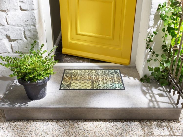 Wash + Dry Floor Fashion Aztec Nomad 40x60cm (Multi) - Panache (Koksijde)