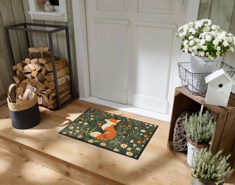 Wash + Dry Floor Fashion Floral Foxy 50x75cm (Multi) - Panache (Koksijde)