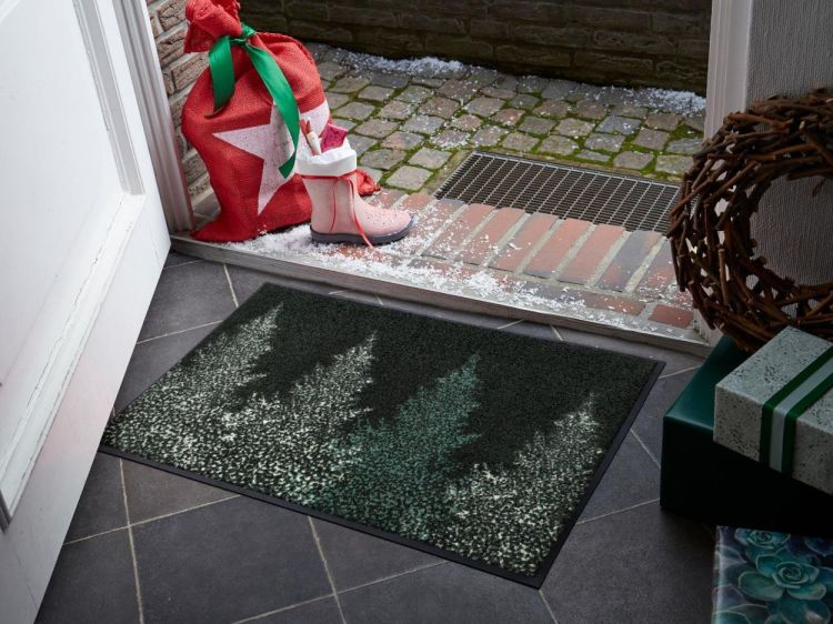 Wash + Dry Floor Fashion Pine Forest 50x75cm (Zwart) - Panache (Koksijde)