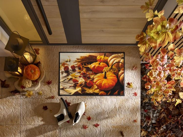 Wash + Dry Floor Fashion Pumpkin Glow 50x75cm (Oranje) - Panache (Koksijde)