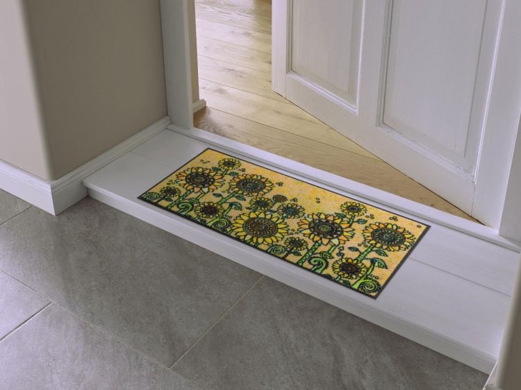 Wash + Dry Floor Fashion Sunny Field 35x75cm (Yellow) - Panache (Koksijde)