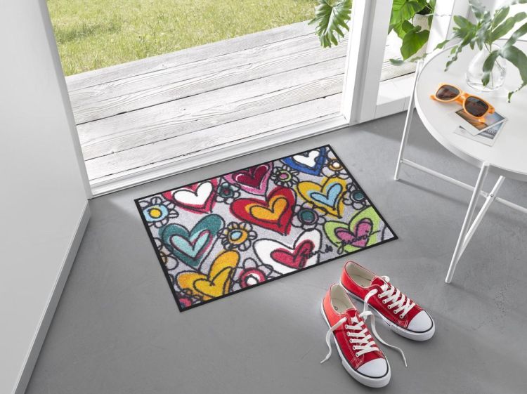 Wash + Dry Floor Fashion With Love, all things are possible 40x60cm (Multi) - Panache (Koksijde)