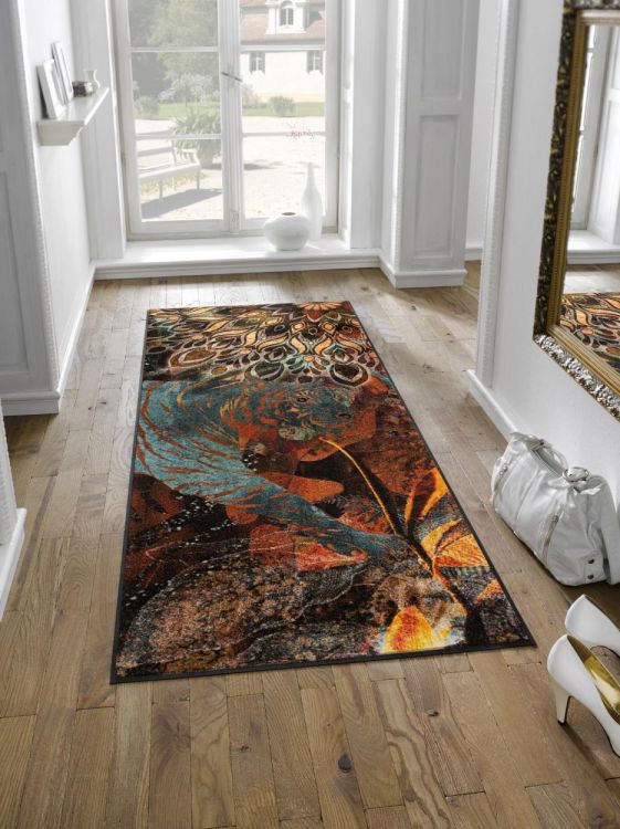 Wash + Dry Floor Fashion Jungle Dance 75x190cm (Multi) - Panache (Koksijde)