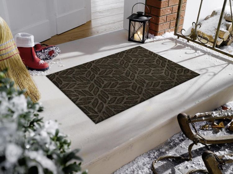 Dune Leaves dark brown 45x75cm Dune (Dark Brown) - Panache (Koksijde)