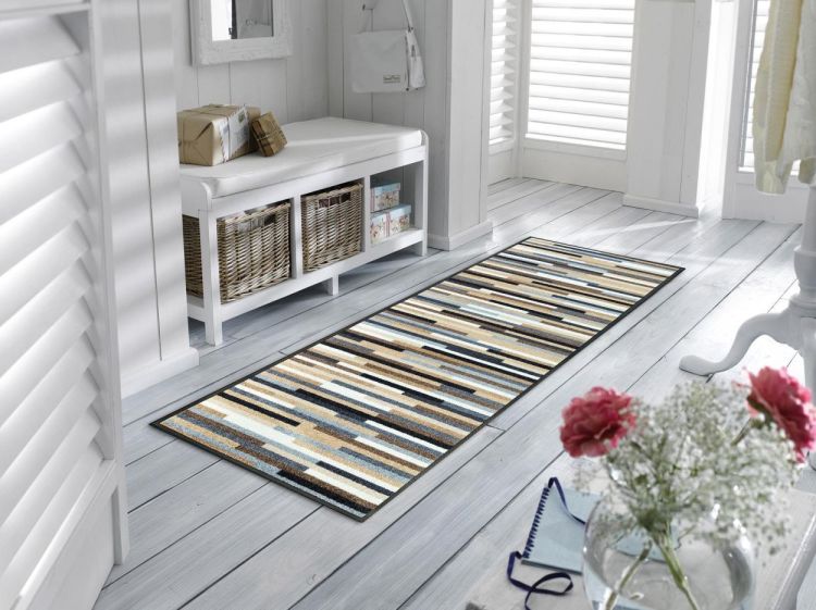 Wash + Dry Floor Fashion Mikado Stripes 60x180 (Nature) - Panache (Koksijde)