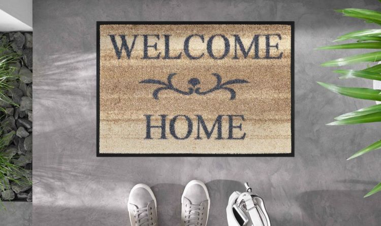 Wash + Dry Floor Fashion Welcome Home 40x60 (Beige) - Panache (Koksijde)