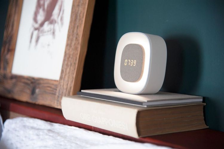 WD Lifestyle Digitale wekker - draadloos LED (Beige) - Panache (Koksijde)