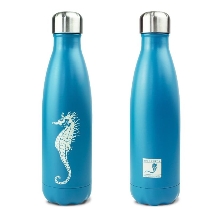 WD Lifestyle Drinkfles Zeepaardje 500ml (Blue) - Panache (Koksijde)