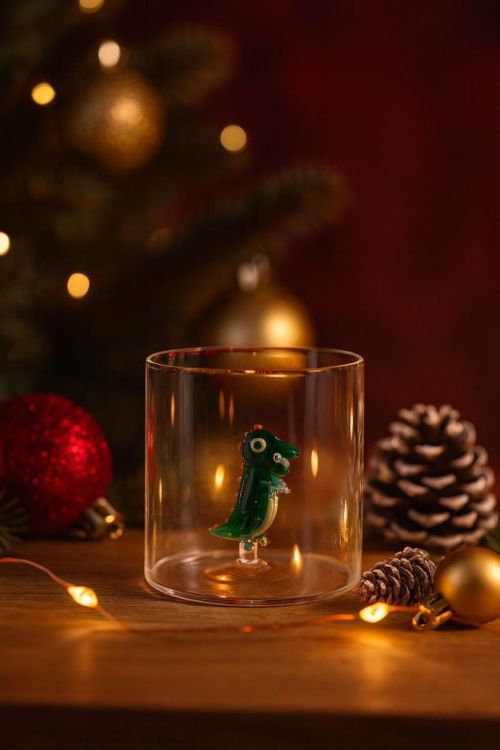 WD Lifestyle Glas Dinosaurus (Multi) - Panache (Koksijde)