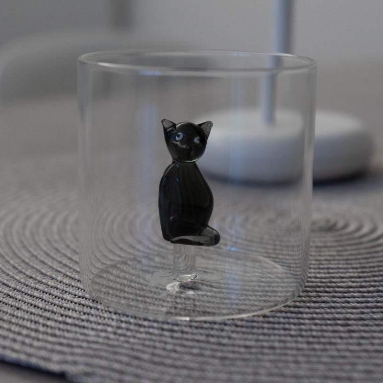 WD Lifestyle Verre Chat (Black) - Panache (Koksijde)