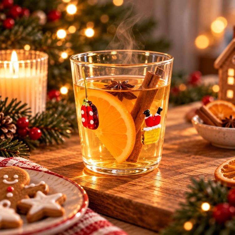 WD Lifestyle Glas Kerstman en Cadeautje (Multi) - Panache (Koksijde)