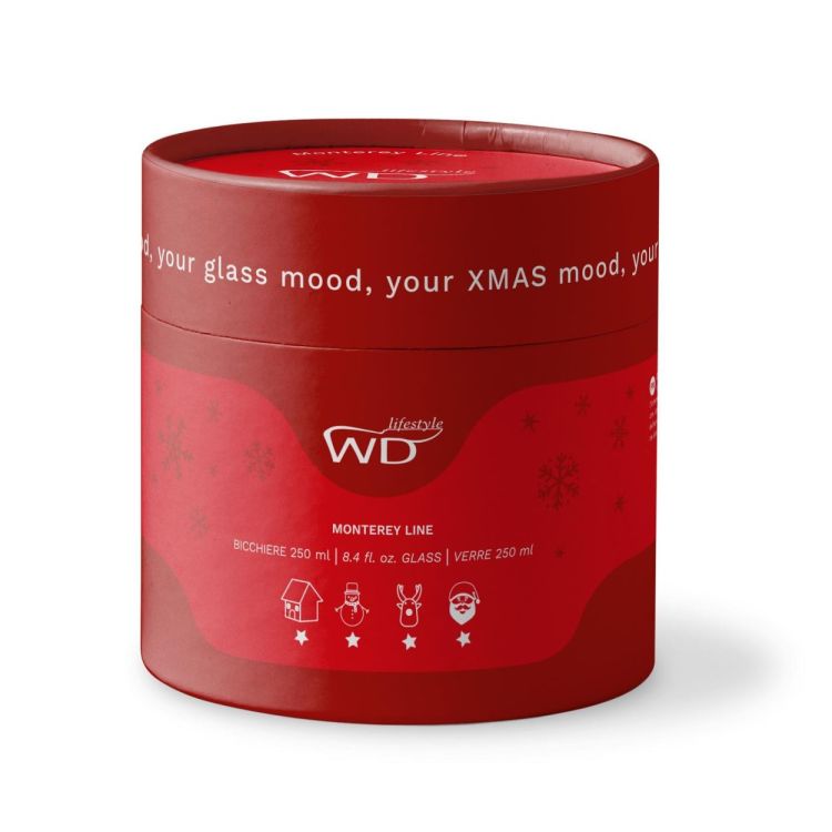 WD Lifestyle Glas Kerstman (Red) - Panache (Koksijde)