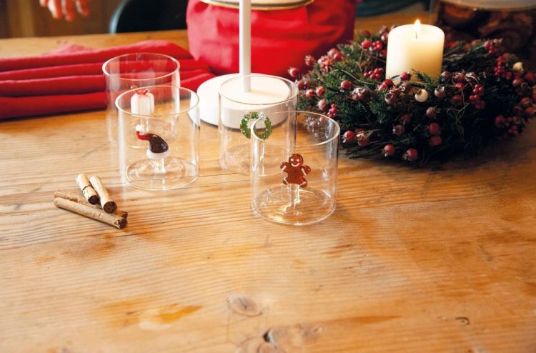 WD Lifestyle Glas Kerstmuts (Red) - Panache (Koksijde)