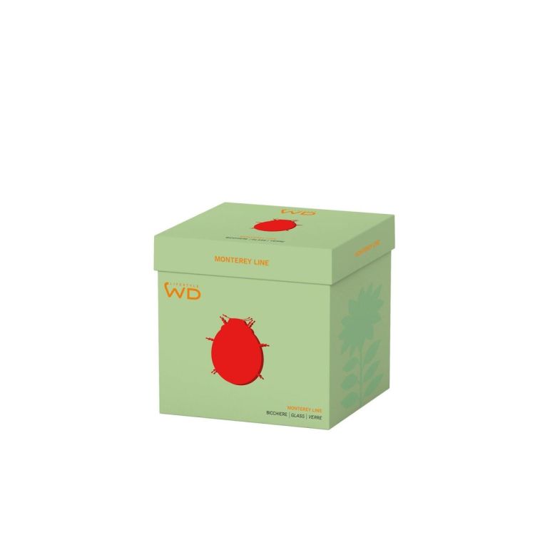 WD Lifestyle Verre Coccinelle avec herbe (Red) - Panache (Koksijde)