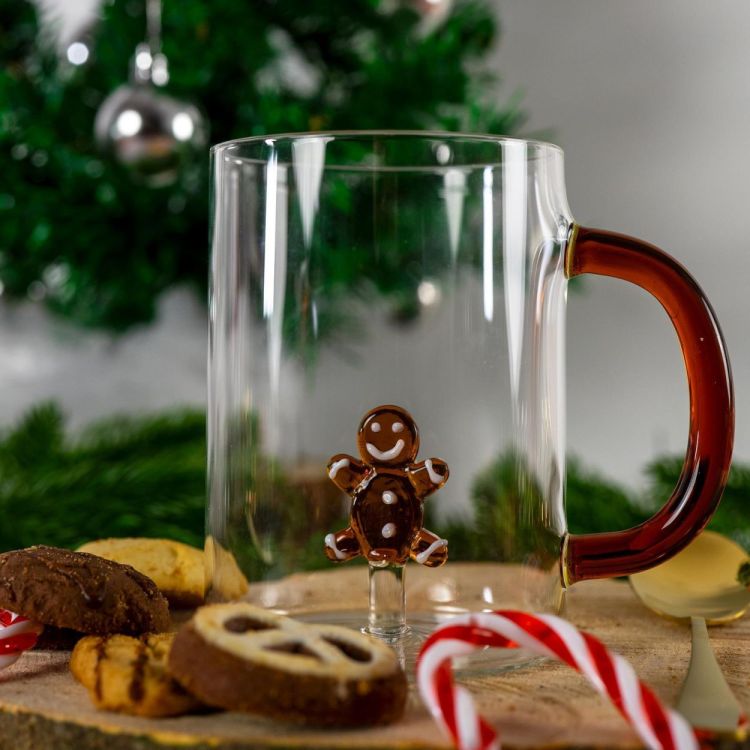 WD Lifestyle Glas met oor Gingerbread (Brown) - Panache (Koksijde)