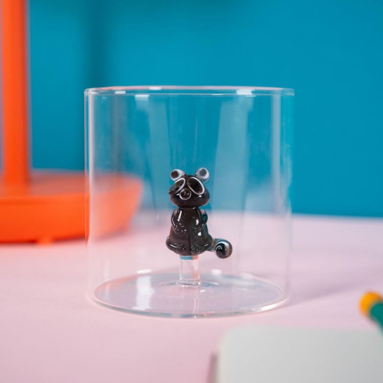 WD Lifestyle Verre Raton laveur (Grey) - Panache (Koksijde)