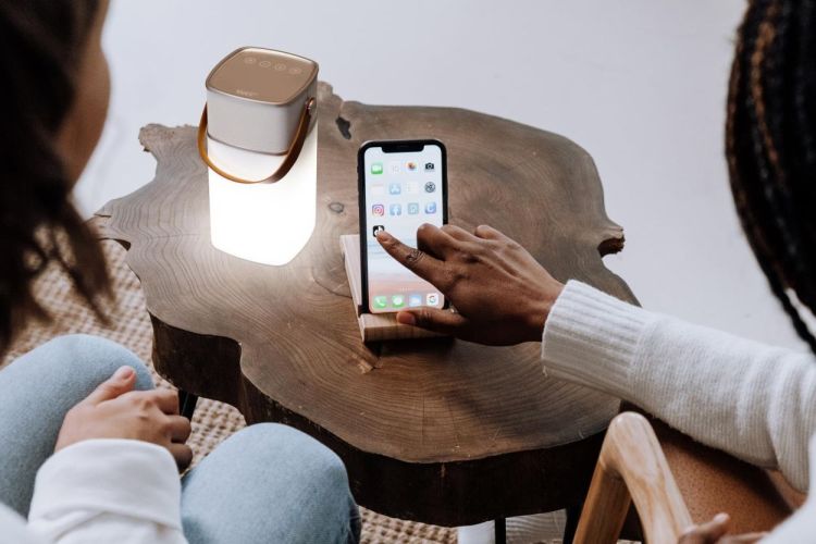 WD Lifestyle Luidspreker Bluetooth LED (Silver) - Panache (Koksijde)