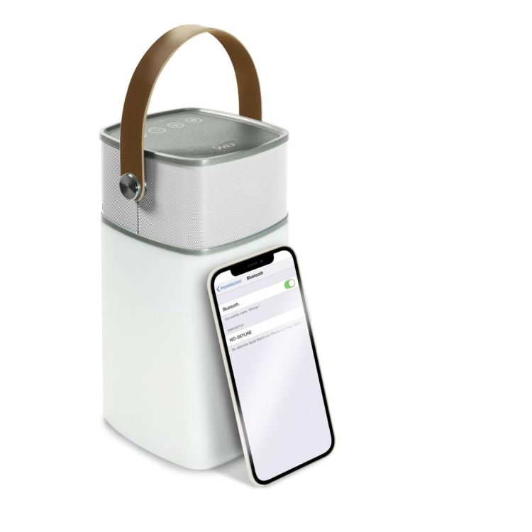 WD Lifestyle Luidspreker Bluetooth LED (Silver) - Panache (Koksijde)