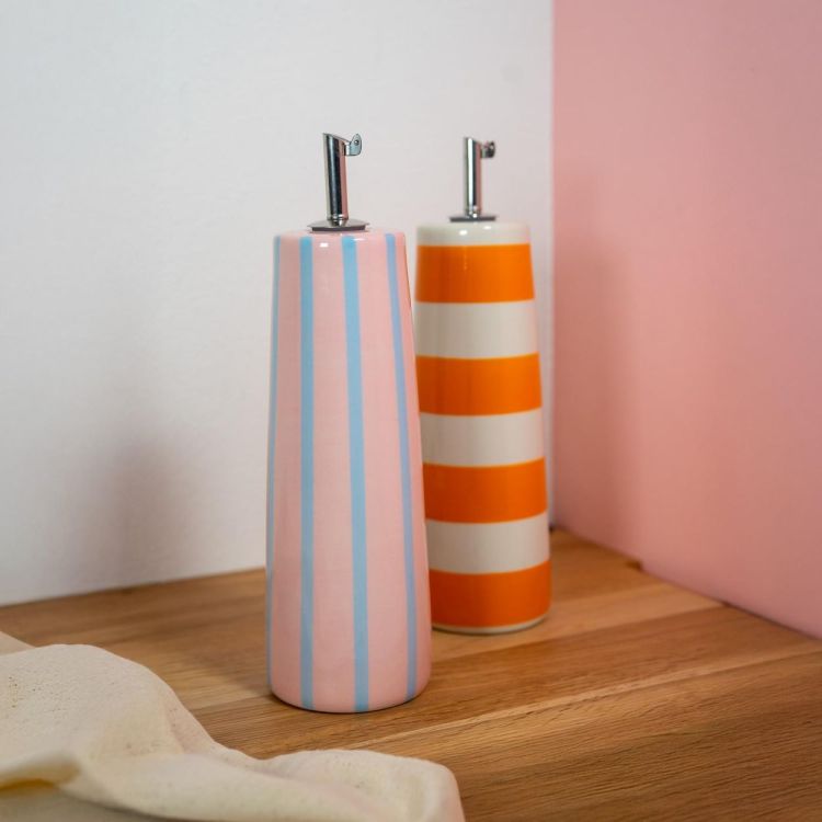 WD Lifestyle Bouteille à huile rayures roses (Pink) - Panache (Koksijde)