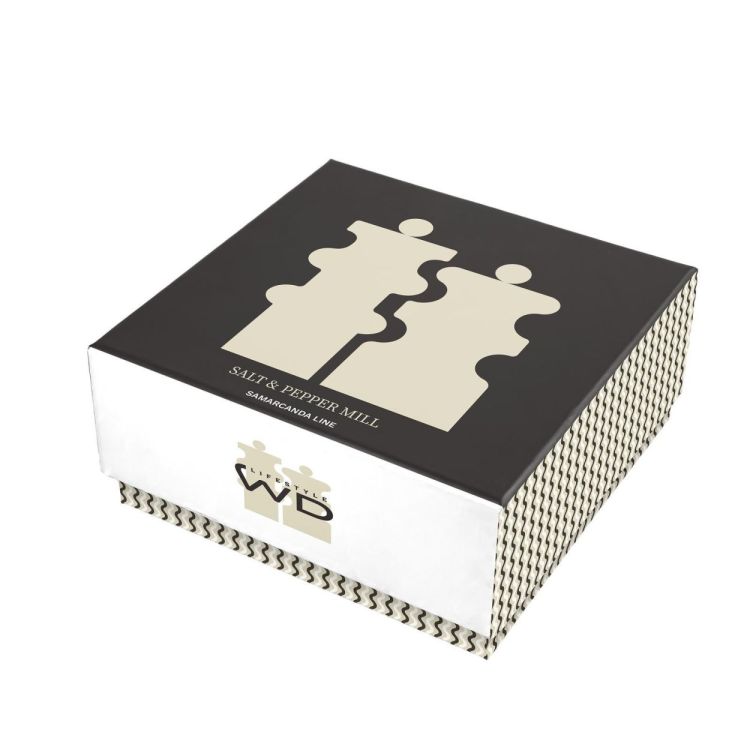 WD Lifestyle Set peper- en zoutmolen 12cm (Zwart/wit) - Panache (Koksijde)