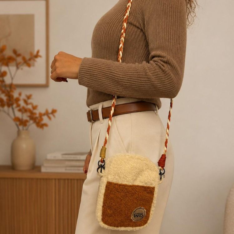 WD Lifestyle Telefoontasje Crossbody bouclé (Multi) - Panache (Koksijde)