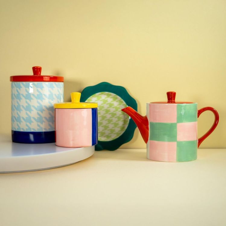 WD Lifestyle Theepot keramiek 850ml (Multi) - Panache (Koksijde)