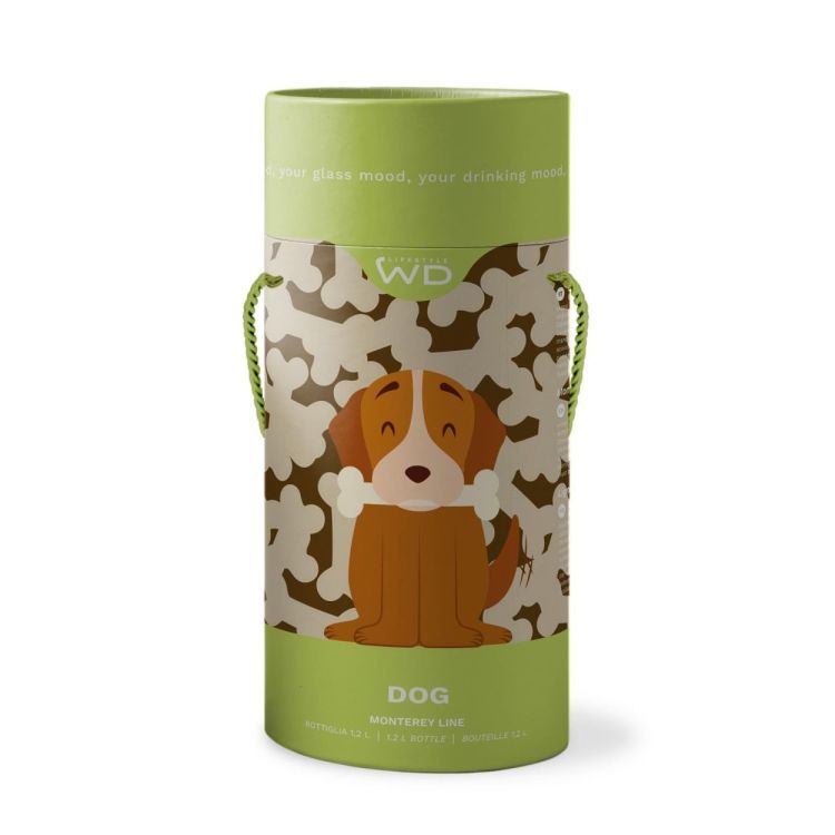 WD Lifestyle Waterfles met dop Hond (Multi) - Panache (Koksijde)