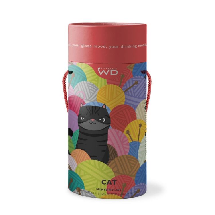 WD Lifestyle Waterfles met dop Kat (Multi) - Panache (Koksijde)