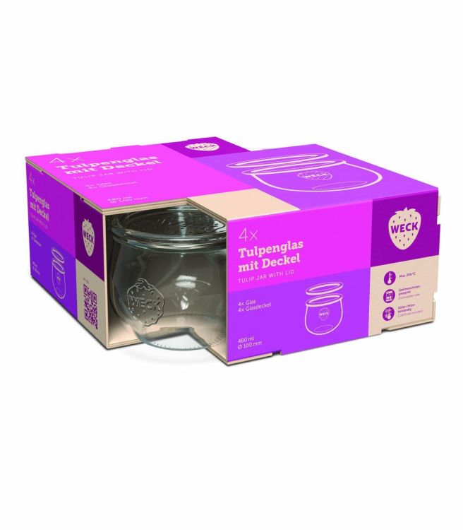 Weck Set 4 tulppot 480ml (Multi) - Panache (Koksijde)