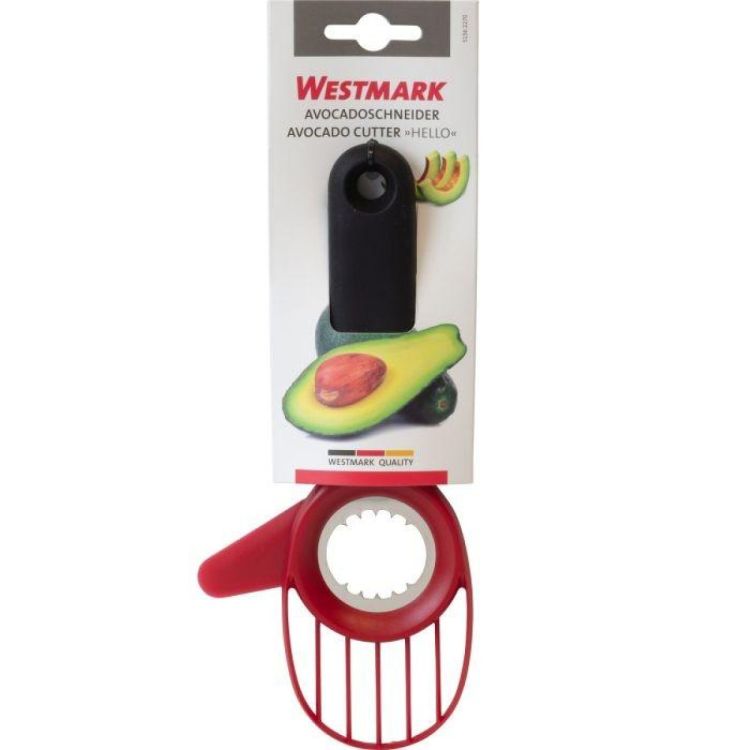 Westmark Avocadosnijder 'Hello' (rood-zwart) - Panache (Koksijde)